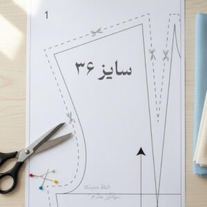 الگو بالاتنه سایز 36 دانلود الگو زنانه